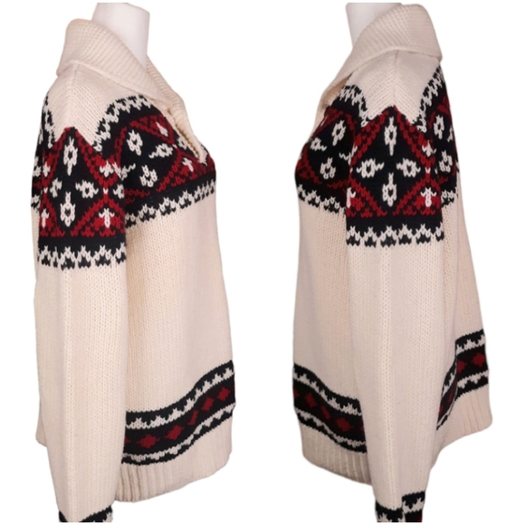 HILFIGER Apres Ski Fair Isle Sweater M-L - Picture 3 of 4